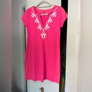 Hot Pink Lilly Pulitzer Tshirt Dress - Size S